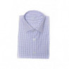 Camicia in cotone bordeaux - M
