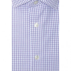 Camicia in cotone bordeaux - M