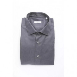 Camicia in cotone blu - L