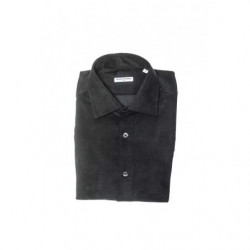 Camicia in cotone nero - XL