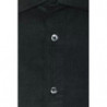 Camicia in cotone nero - XL