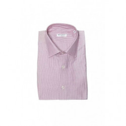 Camicia in cotone rosa - S