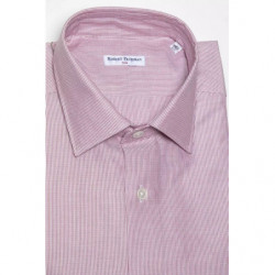 Camicia in cotone rosa - S