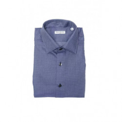 Camicia in cotone blu - M