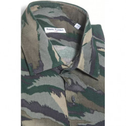 Camicia in cotone verde - M