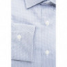 Camicia in cotone azzurro - L