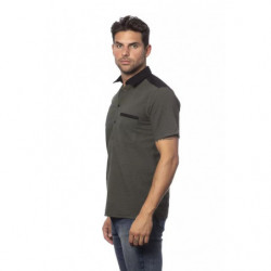 Camicia in cotone militare - M