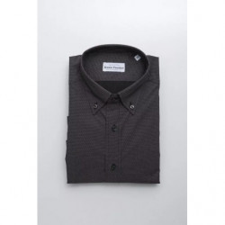 Camicia in cotone nero - XL