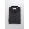 Camicia in cotone nero - XL