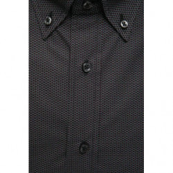 Camicia in cotone nero - XL