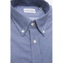 Camicia in cotone blu - L