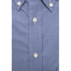 Camicia in cotone blu - L