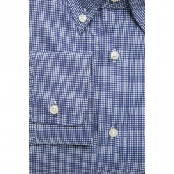 Camicia in cotone blu - L