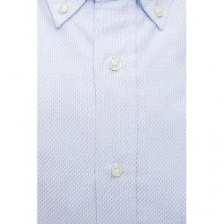 Camicia in cotone azzurro - L