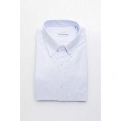 Camicia in cotone azzurro - XL