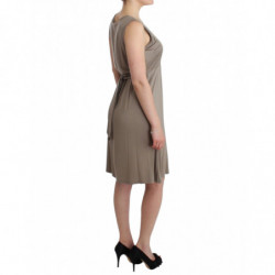 Abito tubino borchiato kaki - IT42-M