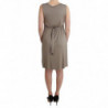 Abito tubino borchiato kaki - IT42-M