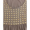 Abito tubino borchiato kaki - IT42-M
