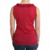 Top in maglia di lana rosa - S