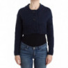 Cardigan corto blu - XS
