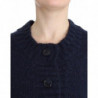 Cardigan corto blu - S