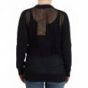 Cardigan in lana nera - S