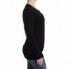 Cardigan in lana nera - S
