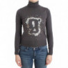 Maglia dolcevita in cotone marrone - XXS