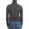 Maglia dolcevita in cotone marrone - XS