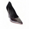 Scarpe décolleté tacco pelle scamosciata grigia nera - EU41/US10.5