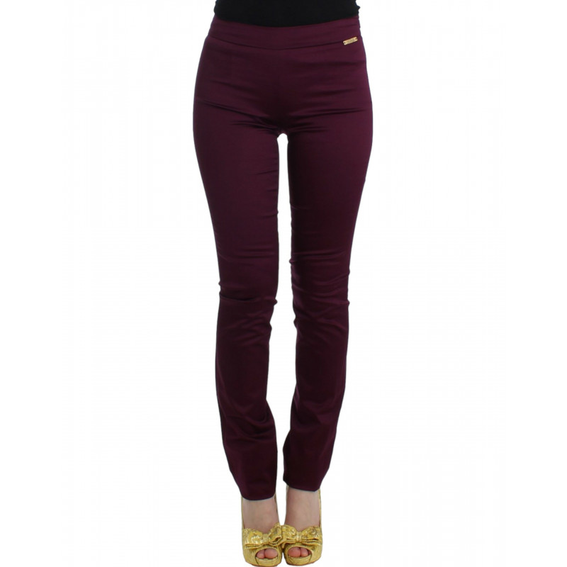 Pantaloni slim viola - IT40-S