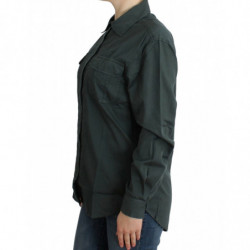 Camicia grigia con bottoni - IT40-S