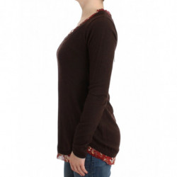 Maglione girocollo marrone - IT40-S