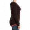 Maglione girocollo marrone - IT40-S
