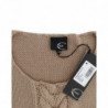 Maglione in lana lavorata a maglia beige - IT44-L