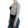 Cardigan corto in lana grigio - IT46-XL