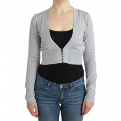 Cardigan corto in lana...
