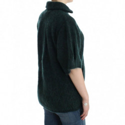 Cardigan in maglia di mohair verde - IT44-L