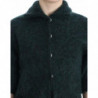 Cardigan in maglia di mohair verde - IT44-L
