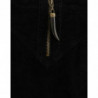 Gonna tubino in velluto a coste nero - IT44-L