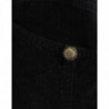 Gonna tubino in velluto a coste nero - IT44-L