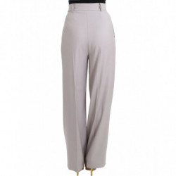 Pantaloni grigi a vita alta - IT40-S