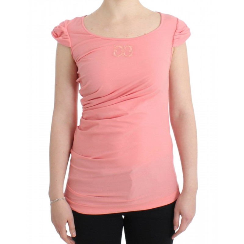 Top in cotone rosa - IT42-M