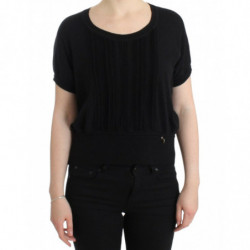 Maglia nera a maniche corte...