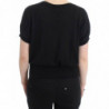 Maglia nera a maniche corte - IT48-XXL