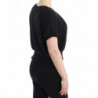 Maglia nera a maniche corte - IT48-XXL