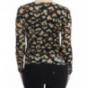 Maglia in lana con scollo a V multicolor - IT40-S