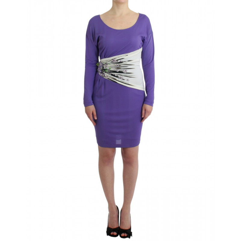 Abito viola a maniche lunghe - IT46-XL