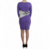 Abito viola a maniche lunghe - IT46-XL