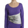 Abito viola a maniche lunghe - IT46-XL